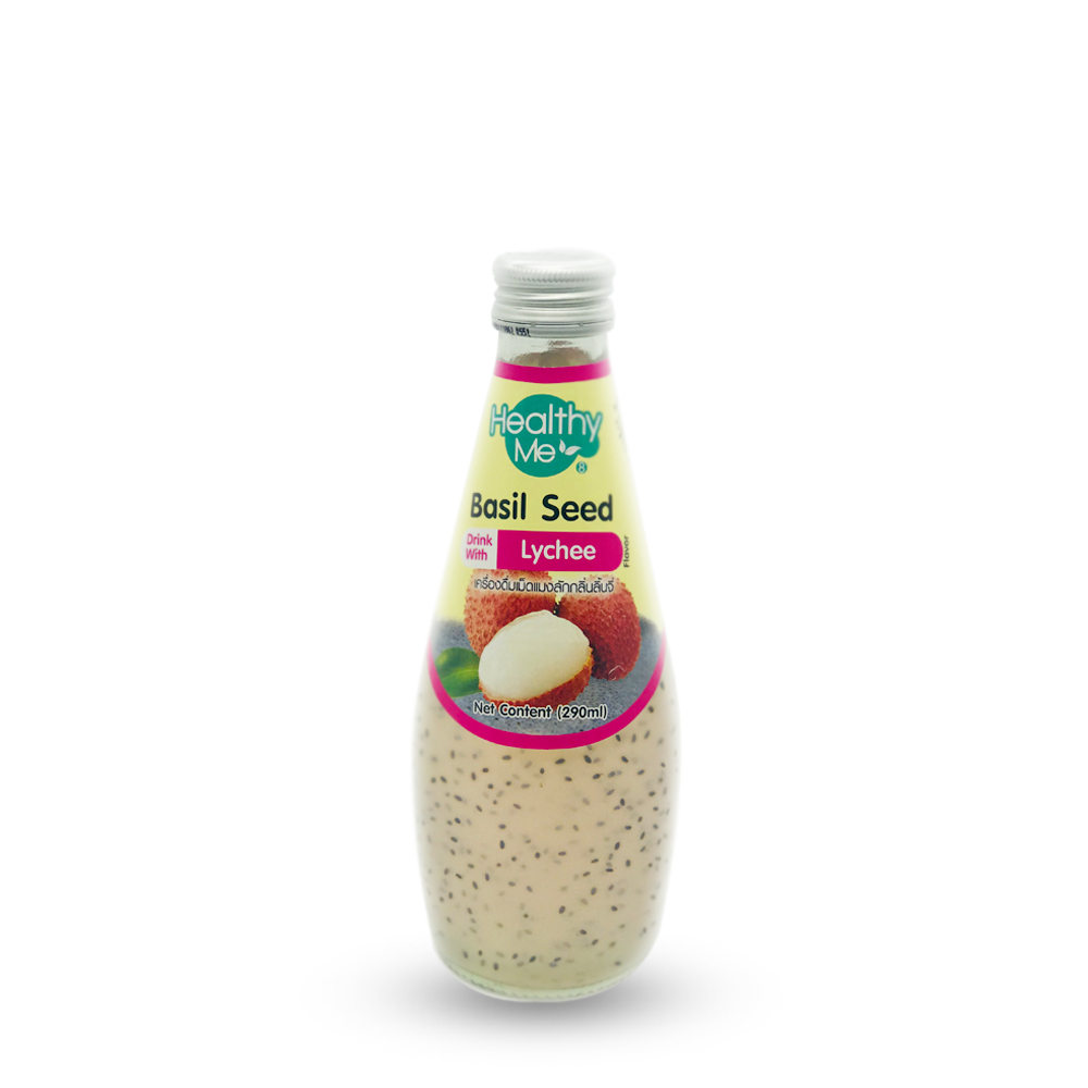 Healthy Me Basil Seed Drink Lychee 290ml